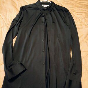 NWOT Zara men's L wrinkle free stretch slim fit button down dress Shirt sold out